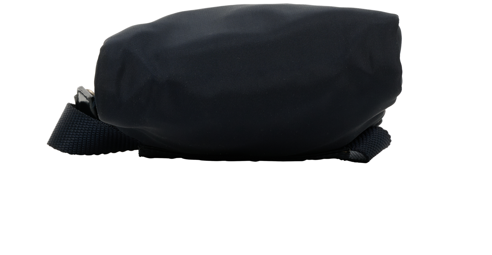 Logo-Plaque Mini Belt Bag, &pound;110, Handbags, Navy, Nylon, Top view